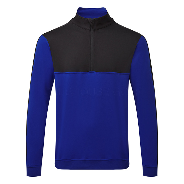 Sunderland Arizona Mid Layer Golf Top Electric Blue / Black