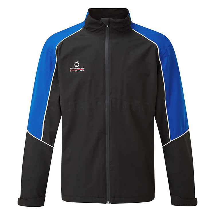 Sunderland Dolphin Tour Waterproof Golf Jacket Black / Maverick