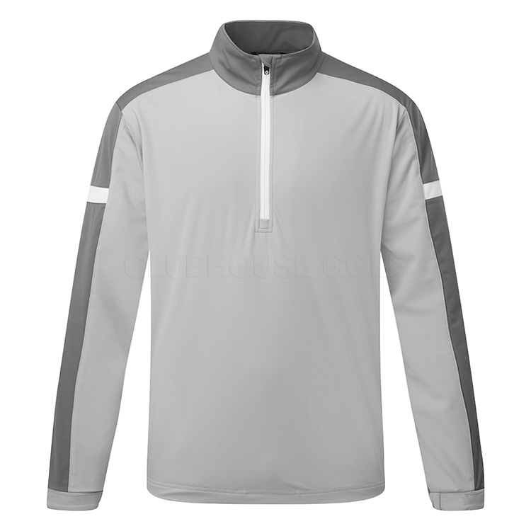 Sunderland Nevada 1/2 Zip Golf Wind Top Silver / Gunmetal / White