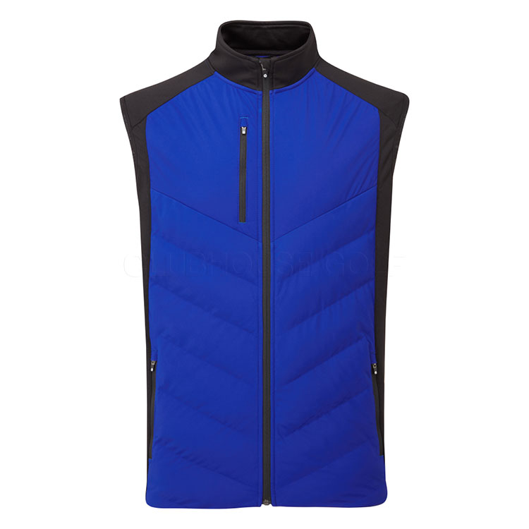 Sunderland Andorra Padded Thermal Golf Wind Vest Electric Blue / Black