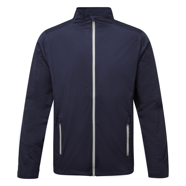 Sunderland Whisper Dry Pro-Lite Waterproof Golf Jacket Navy / Silver