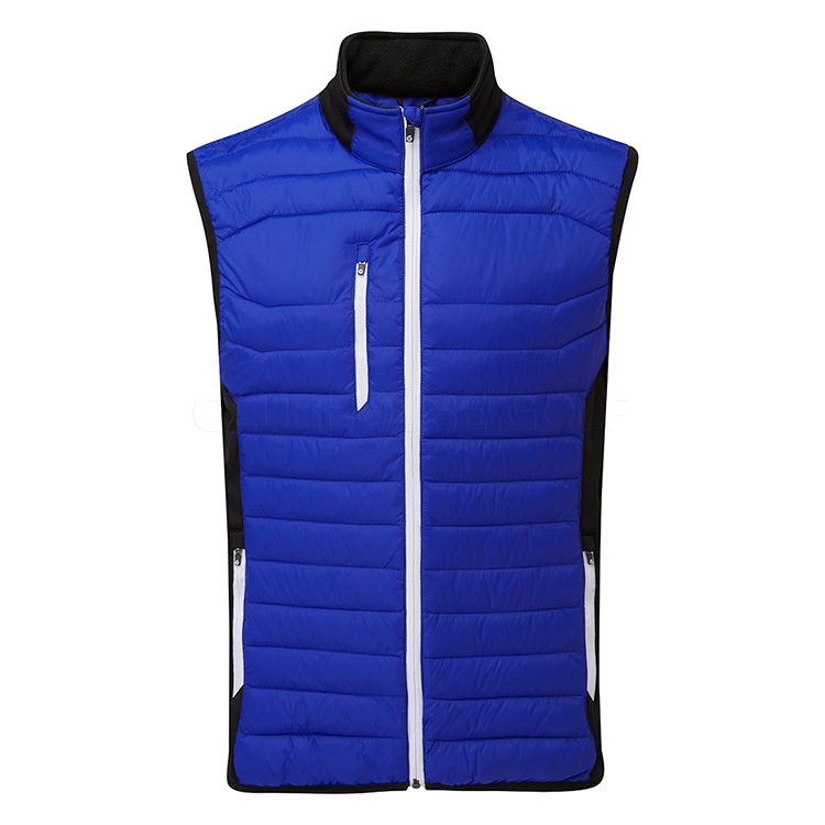 Sunderland Anton Padded Thermal Golf Wind Vest Electric Blue / Black / White