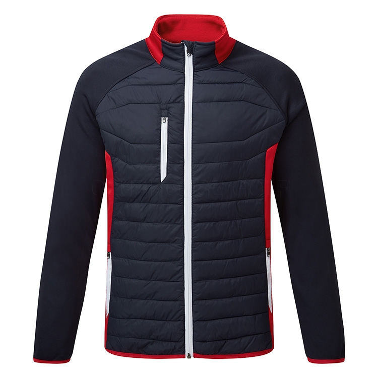 Sunderland Zermatt Padded Thermal Golf Wind Jacket Navy / Red / White