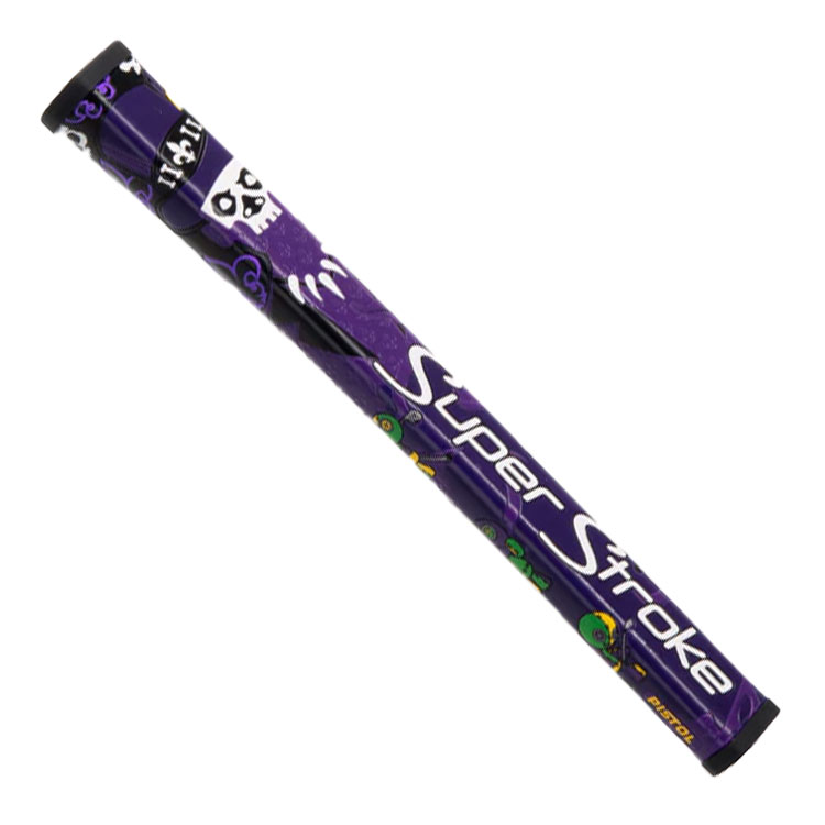 Limited Edition Mardi Gras Pistol Tour 1.0 Golf Putter Grip Purple / Green