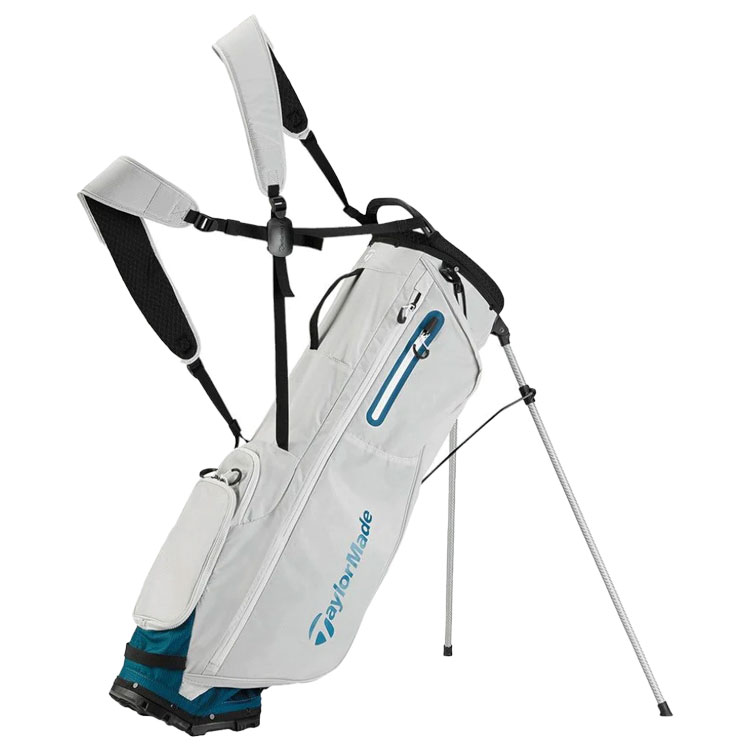 TaylorMade Ladies FlexTech SuperLite Golf Stand Bag Silver / Navy / Kalea