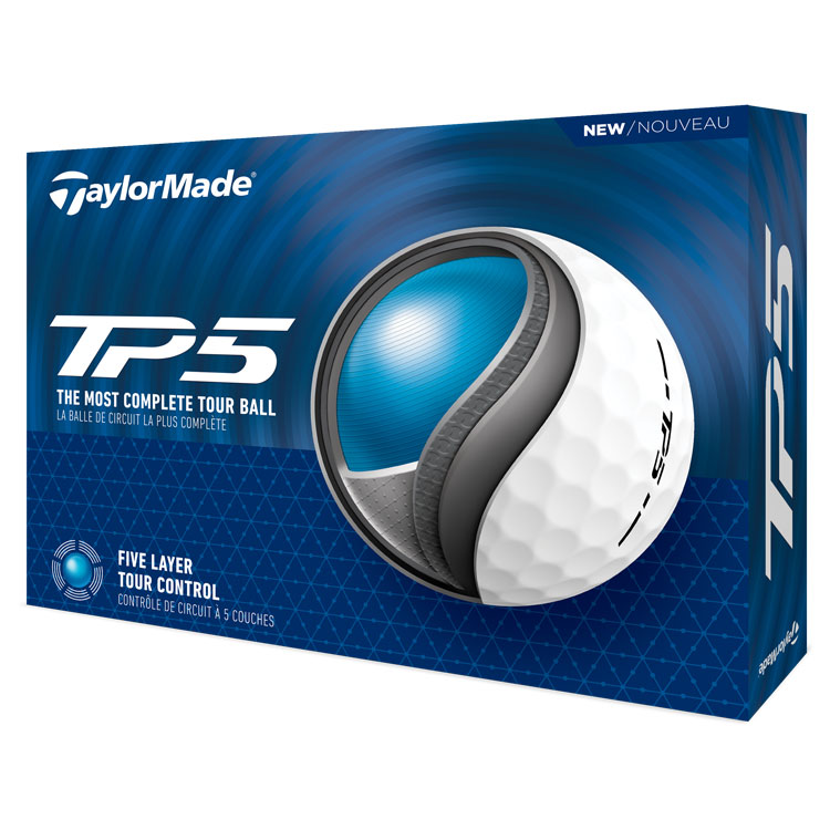 TaylorMade TP5 Golf Balls White Balls  /  Dozen