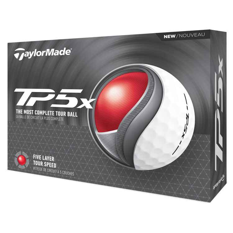 TaylorMade TP5x Golf Balls White Balls  /  Dozen