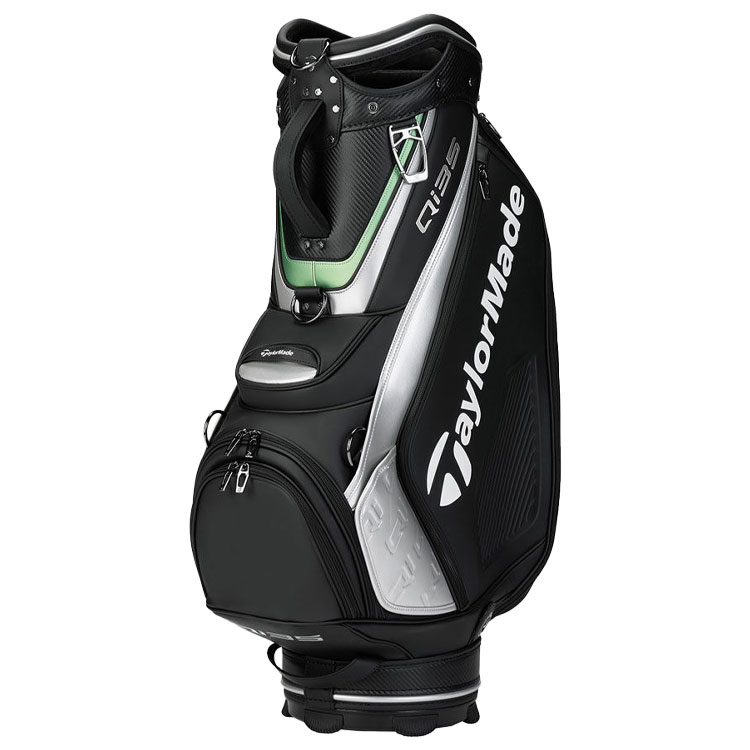 TaylorMade Golf Tour Staff Bag Black / Silver / Green