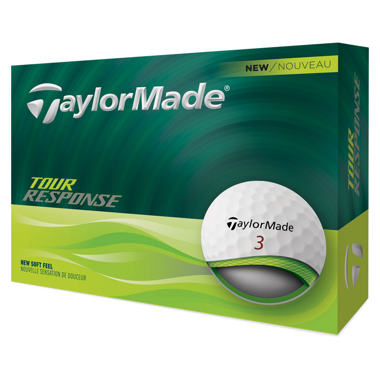 TaylorMade Tour Response Golf Balls White Balls  /  Dozen