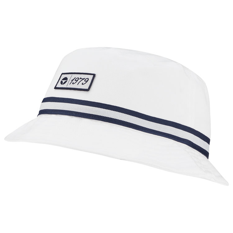 TaylorMade Vintage Twill Golf Bucket Hat White