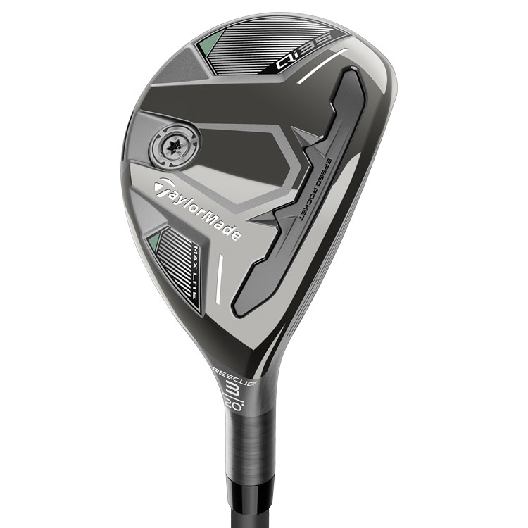TaylorMade Qi35 Max Lite Golf Hybrid (Custom Fit) Mens  /  Left Handed  /  Graphite