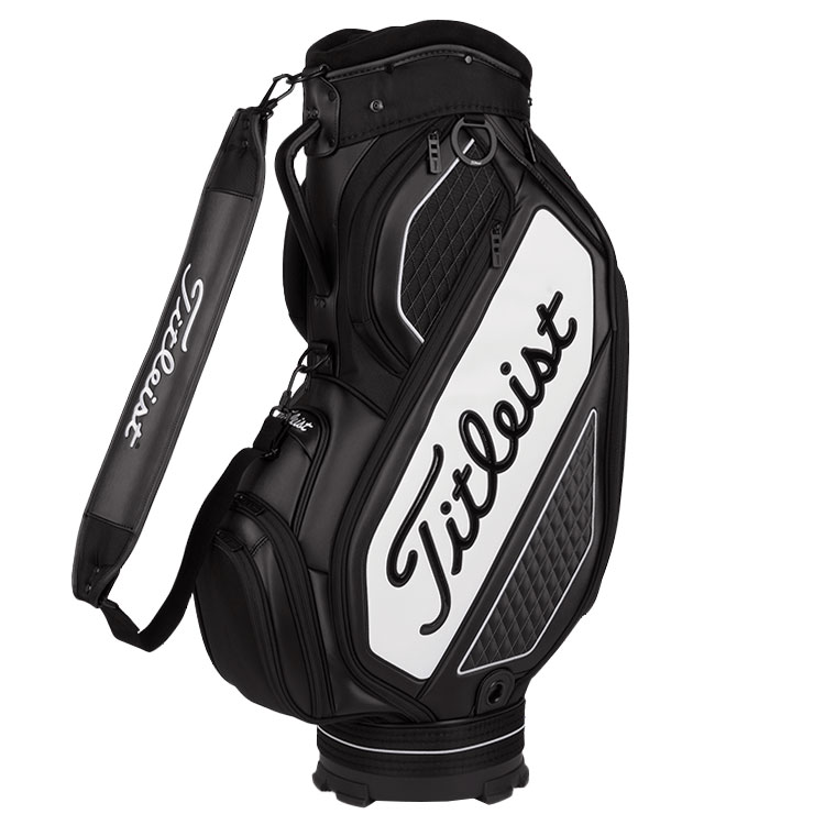 Titleist Tour Series Midsize Staff Golf Cart Bag Black / White