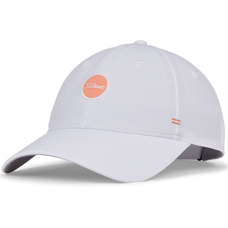 Titleist Ladies Montauk Breezer Golf Cap White / Peach