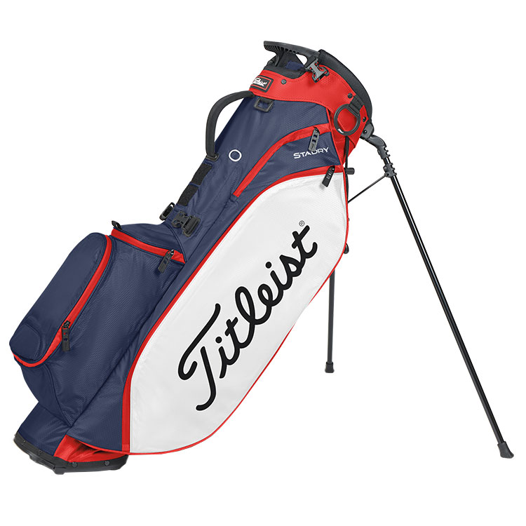 Titleist Players 4 StaDry Golf Stand Bag Navy / White / Red