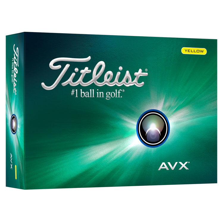 Titleist AVX Golf Balls Yellow Balls  /  Dozen