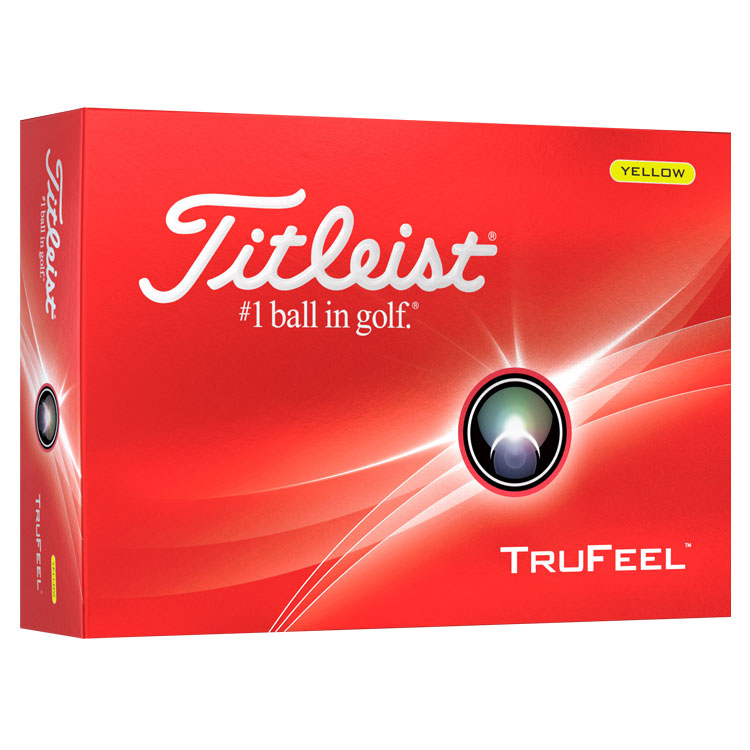 Titleist TruFeel Golf Balls Yellow Balls  /  Dozen