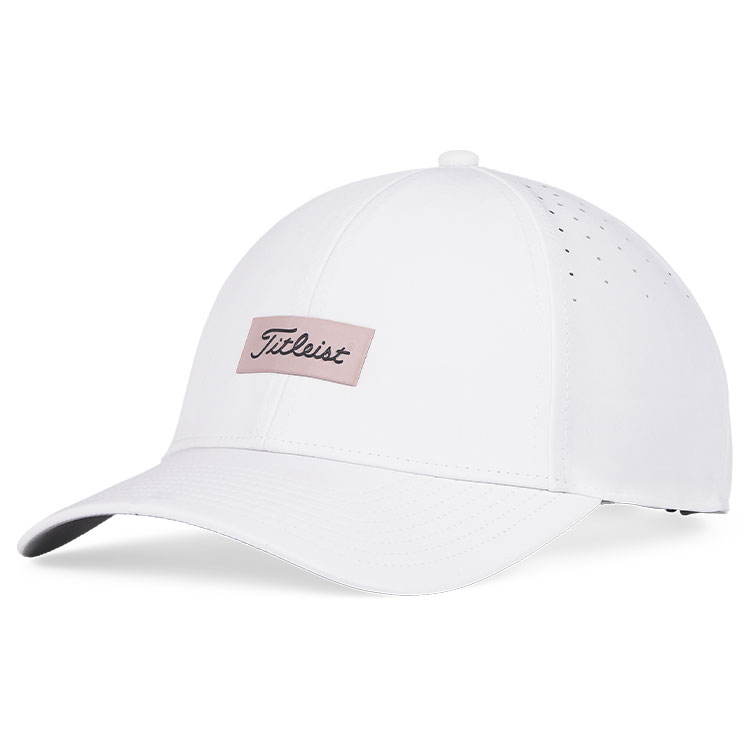 Titleist Ladies Charleston Performance Golf Cap White / Soft Pink / Charcoal