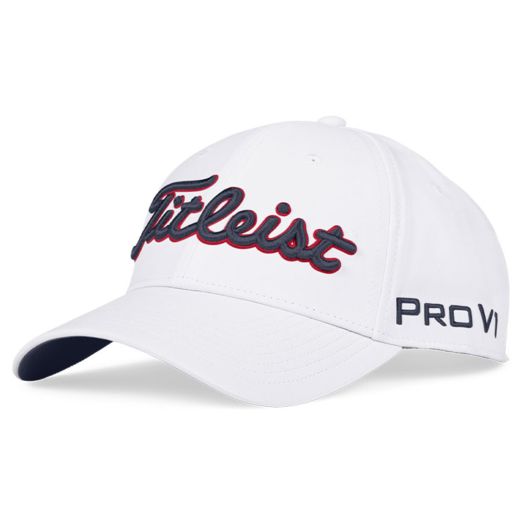 Titleist Tour Performance Golf Cap White / Navy / Red