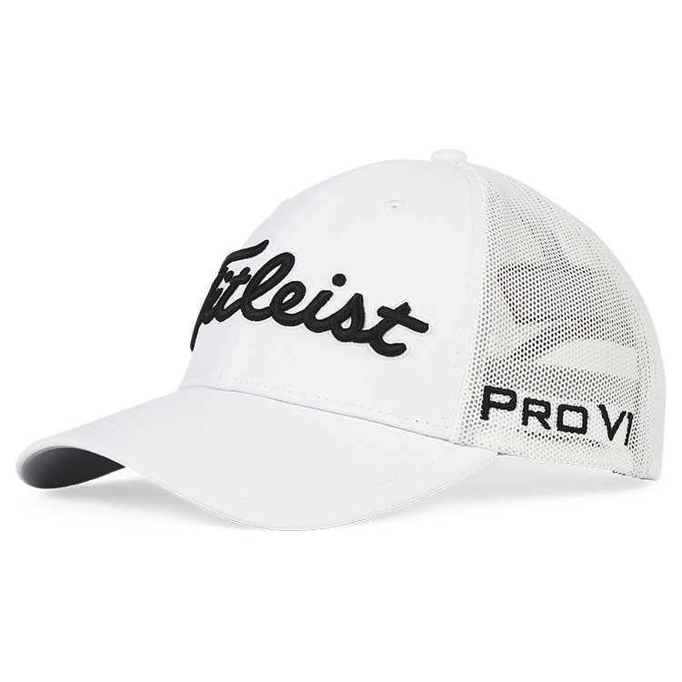 Titleist Tour Performance Mesh Golf Cap White / Black
