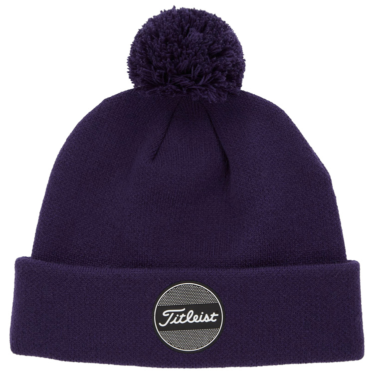 Titleist Boardwalk Pom Pom Golf Beanie Navy