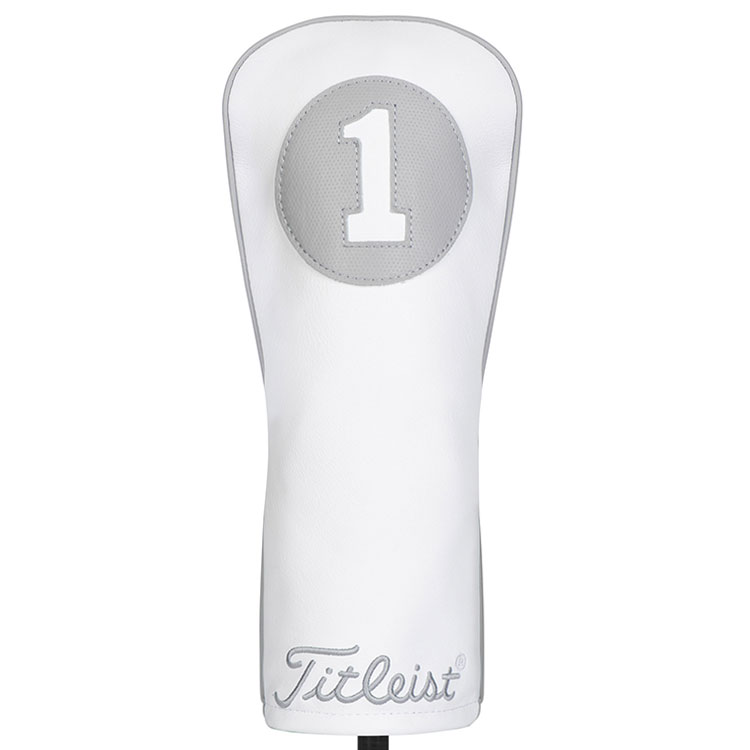 Titleist Frost Out Leather Driver Headcover White
