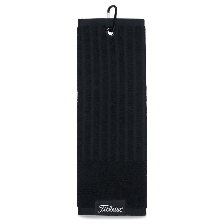 Titleist Players Tri-Fold Golf Towel Black