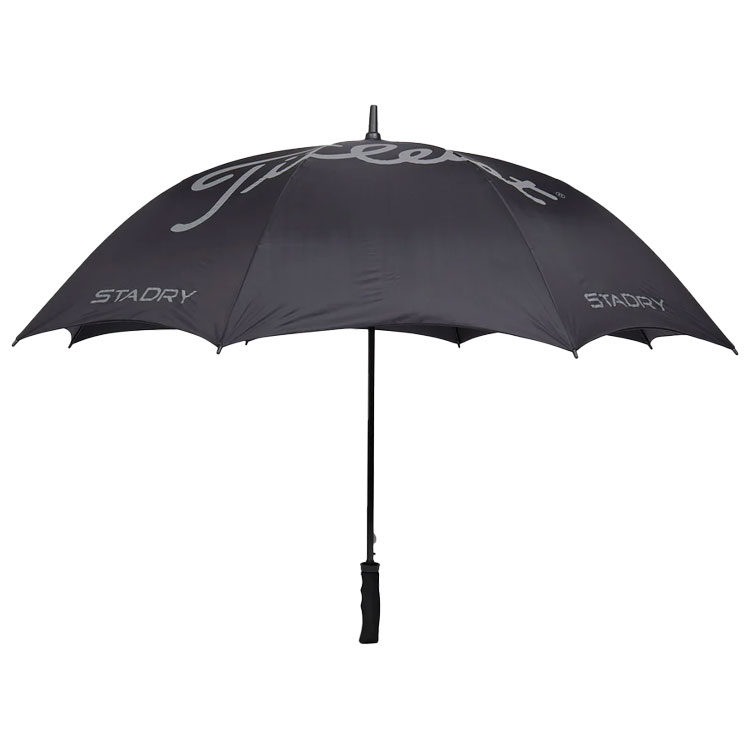 Titleist StaDry Single Canopy Golf Umbrella Black / Charcoal