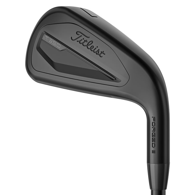 Titleist T350 Black Golf Irons Mens  /  Right Handed  /  Steel