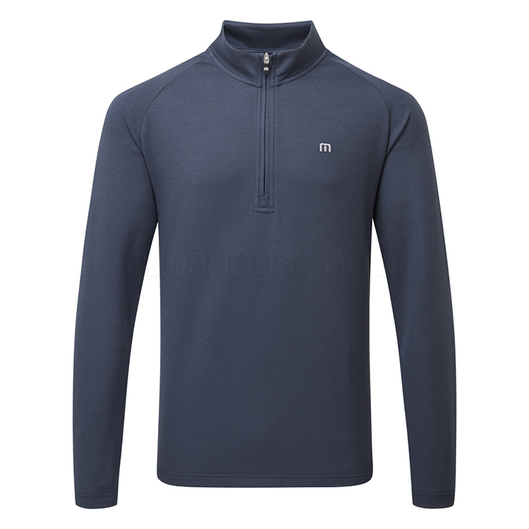 TravisMathew Upgraded 1/2 Zip Golf Sweater Navy