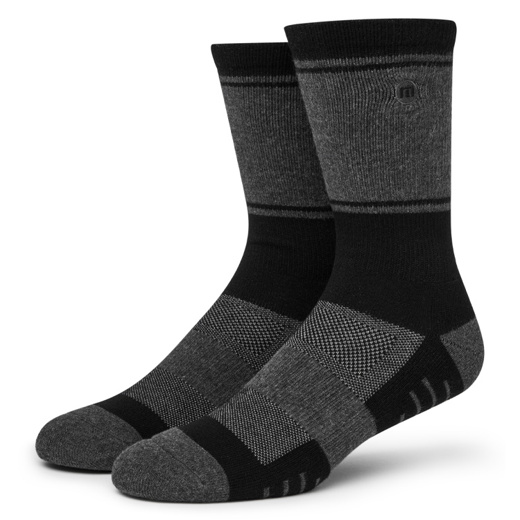TravisMathew Baja 2.0 Crew Golf Socks Black