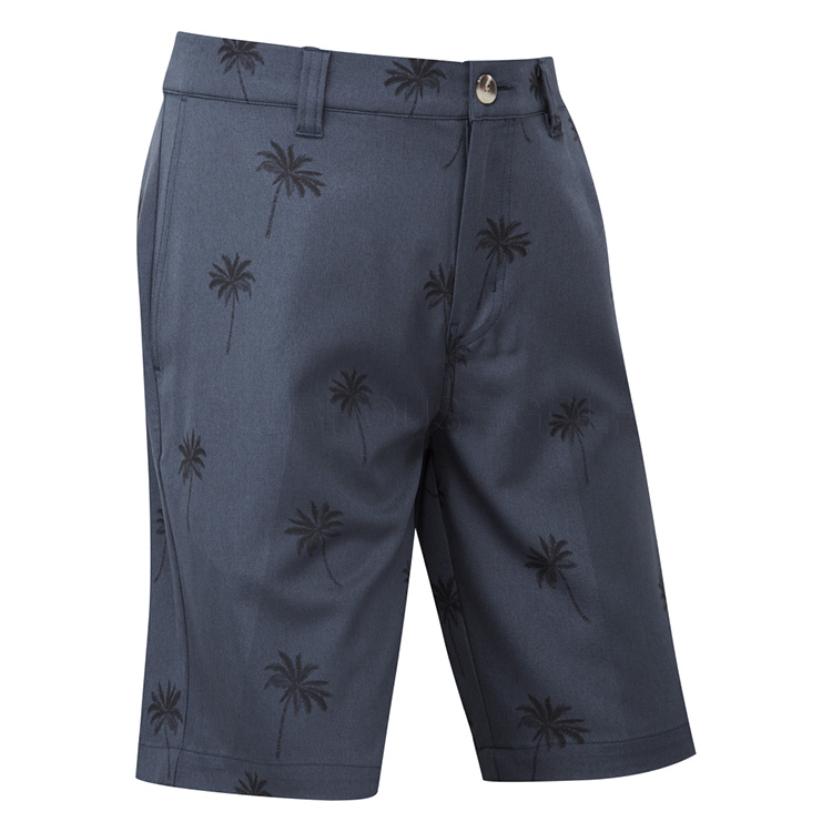 TravisMathew Hana Hou Golf Shorts Heather Total Eclipse