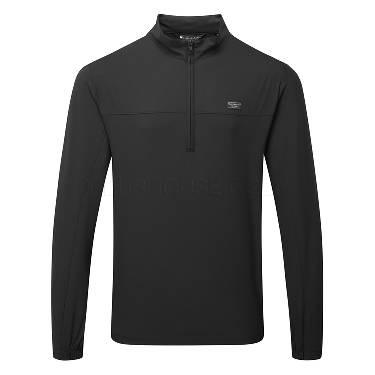 TravisMathew Wanderlust 1/4 Zip Golf Sweater Black