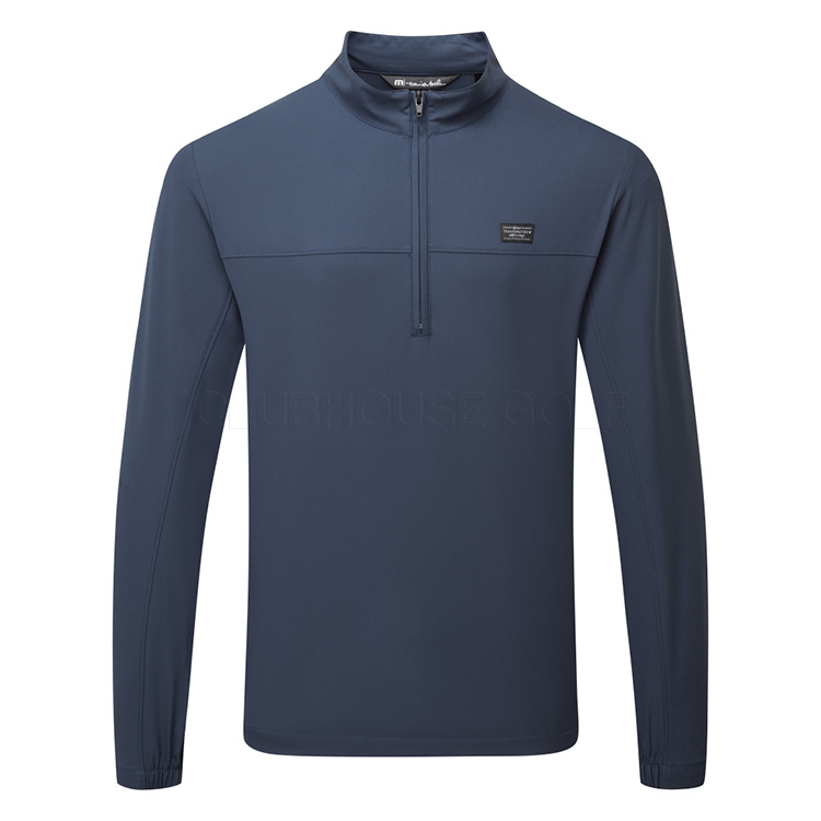 TravisMathew Wanderlust 1/4 Zip Golf Sweater Mood Indigo