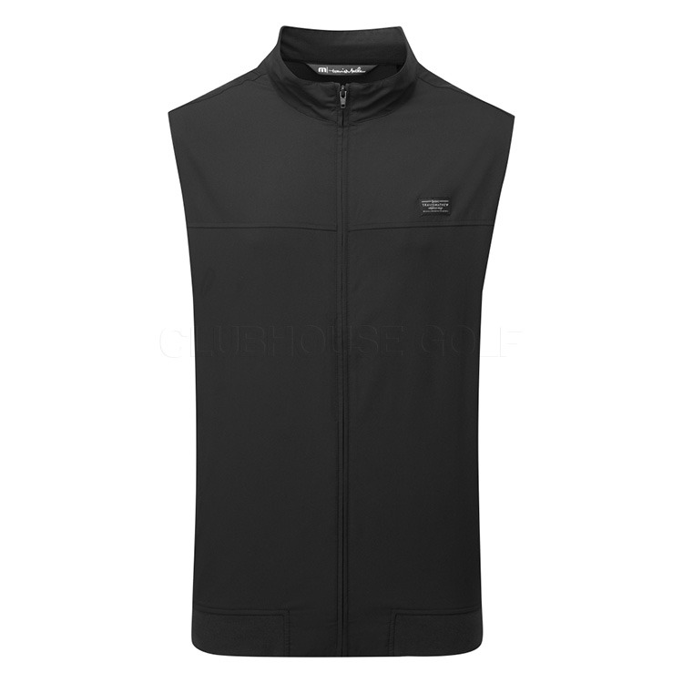 TravisMathew Wanderlust Full Zip Golf Vest Black