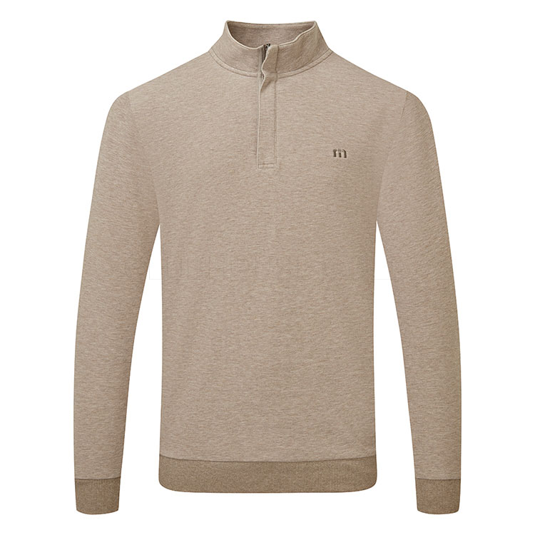 TravisMathew Cloud 2.0 1/4 Zip Golf Sweater Portabella