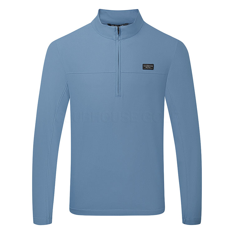 TravisMathew Wanderlust 1/4 Zip Golf Sweater Copen Blue
