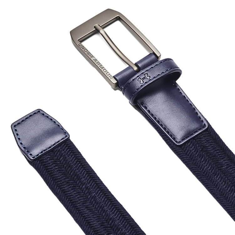 Under Armour Braided Stretch Golf Belt Midnight Navy