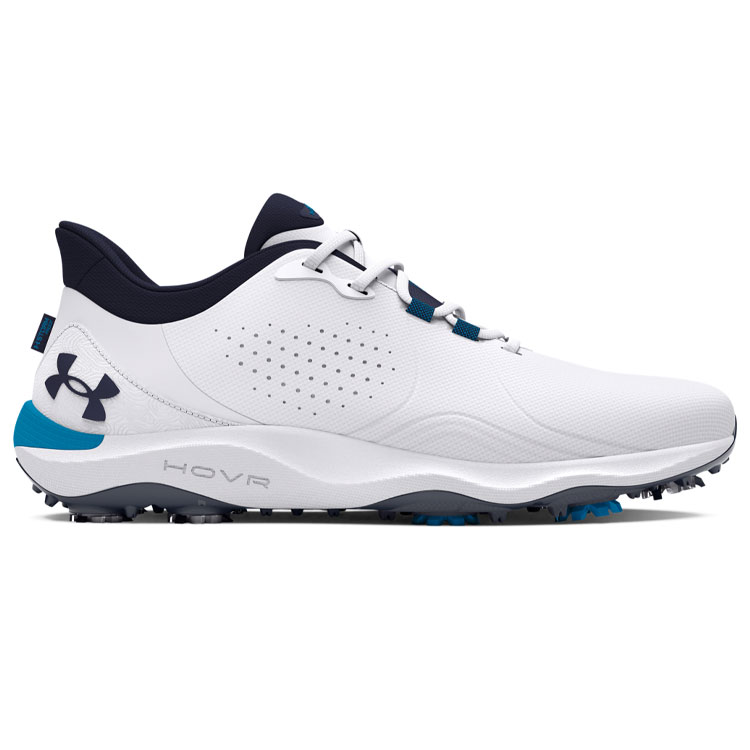 Under Armour Drive Pro Golf Shoes White / Capri / Midnight Navy
