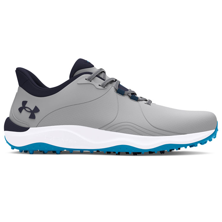 Under Armour Drive Pro SL Golf Shoes Mod Grey / Capri / Midnight Navy