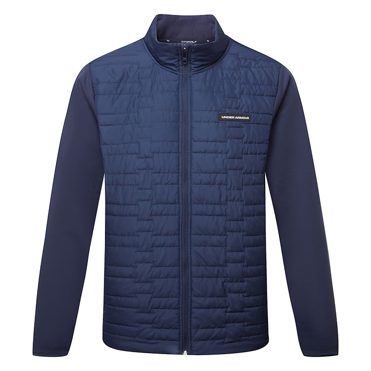 Under Armour Drive Pro Insulated Golf Wind Jacket Midnight Navy / Metallic Silver