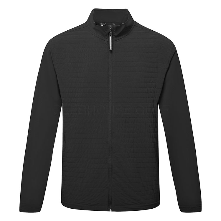 Under Armour Drive Pro Storm Insulated Golf Wind Jacket Black / Metallic Silver