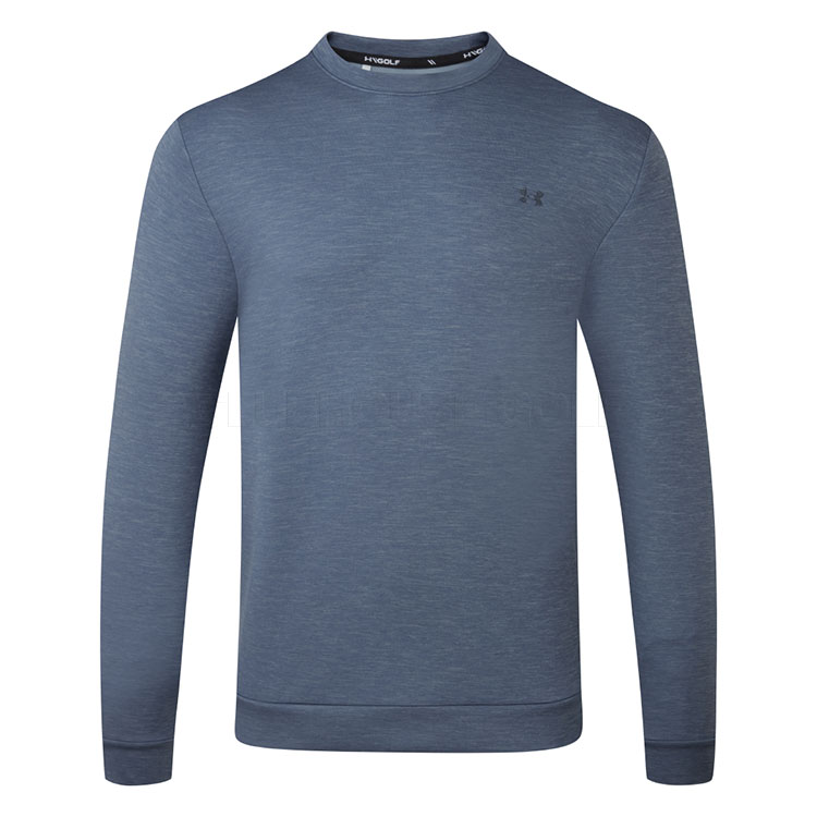 Under Armour Drive Crewneck Golf Sweater Downpour Grey / Gravel