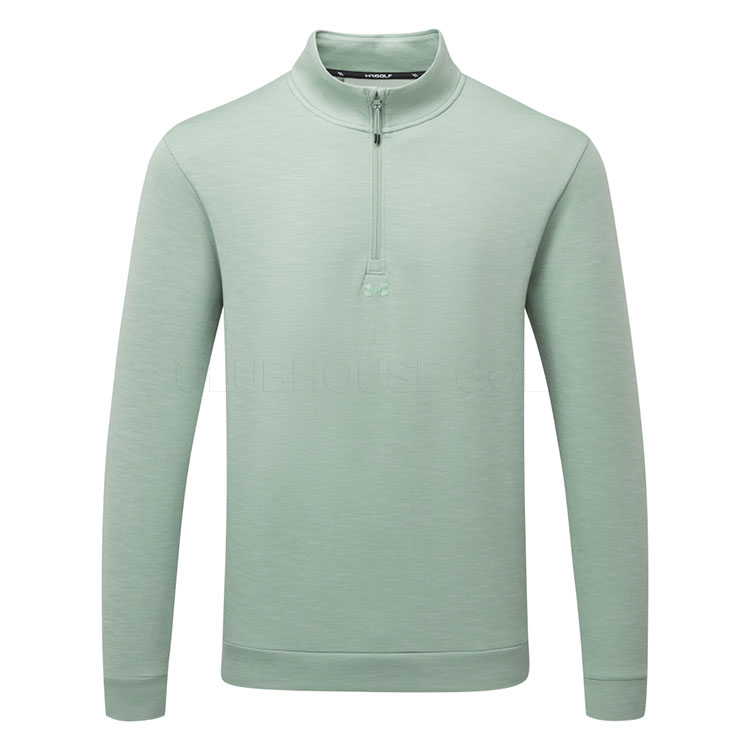 Under Armour Drive 1/4 Zip Golf Sweater Silica Green / Hydro Green