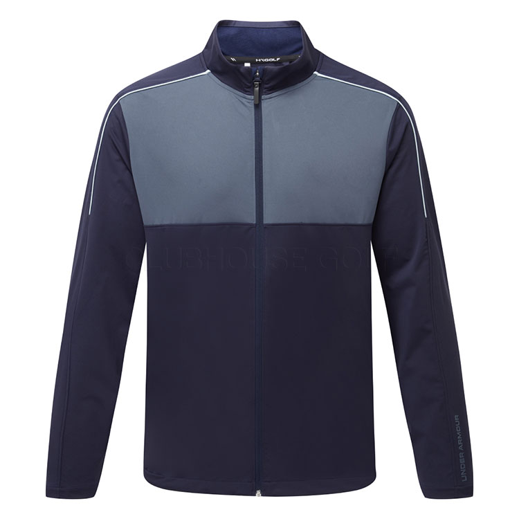 Under Armour Drive Golf Wind Jacket Midnight Navy / Downpour Grey