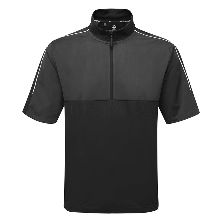 Under Armour Drive 1/2 Zip SS Golf Wind Top Black / Anthracite / White