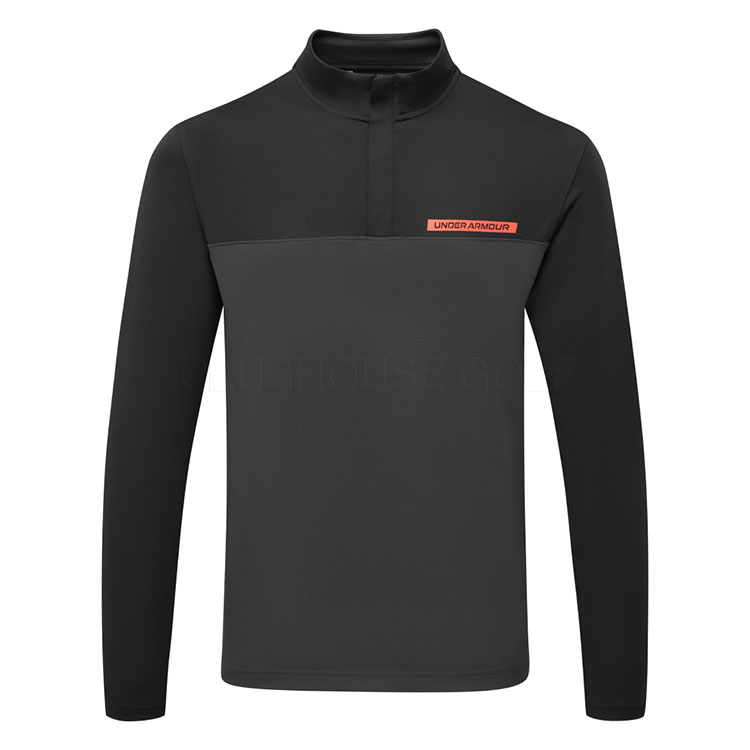 Under Armour T2G 1/4 Zip Golf Sweater Black / Anthracite / Fire