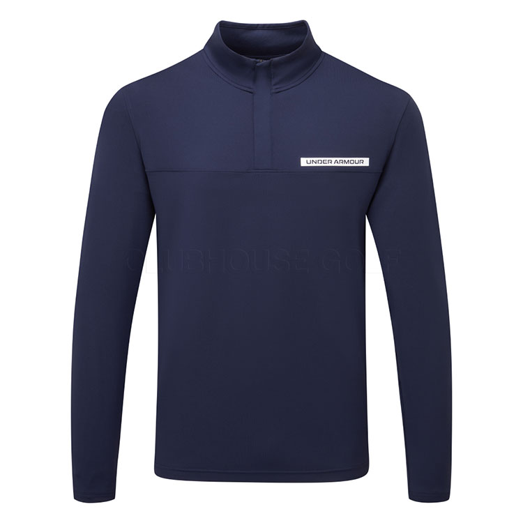 Under Armour T2G 1/4 Zip Golf Sweater Midnight Navy / White
