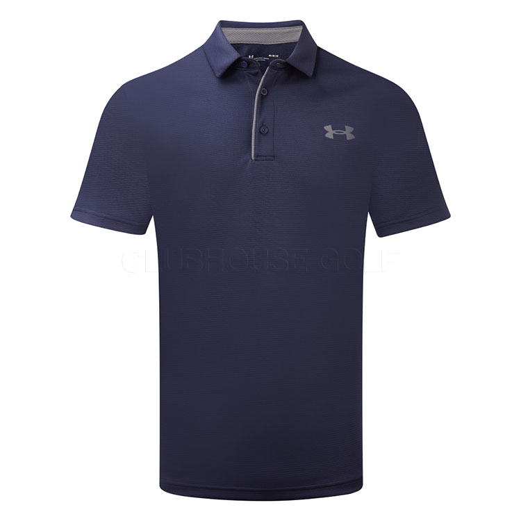 Under Armour Tech Golf Polo Shirt Midnight Navy / Graphite