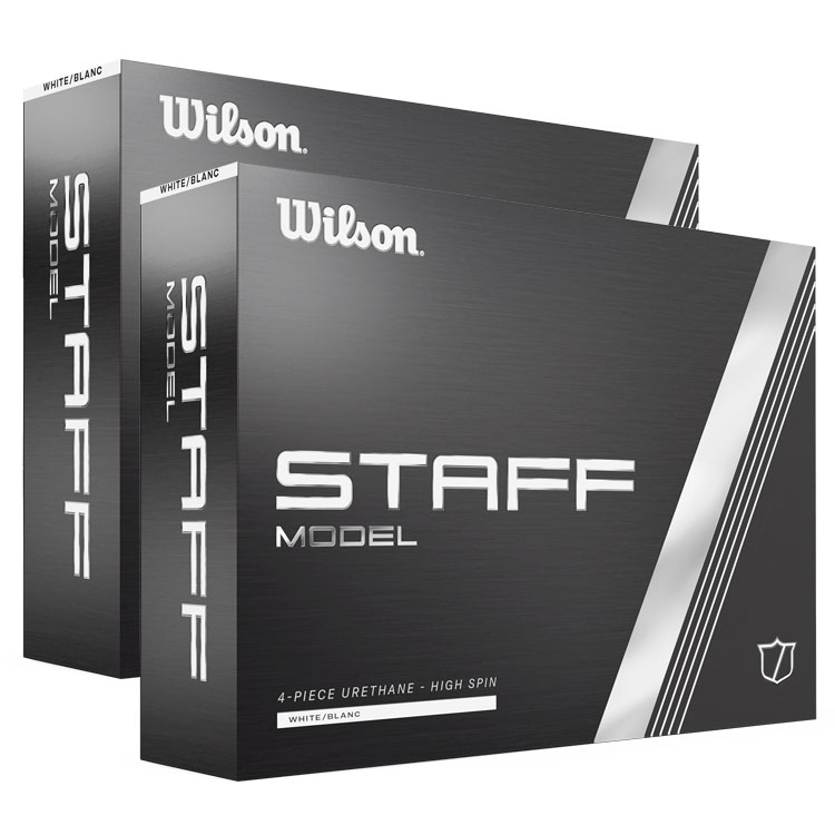 Wilson Staff Model Golf Balls (Double Dozen) White Balls  /  2 Dozen