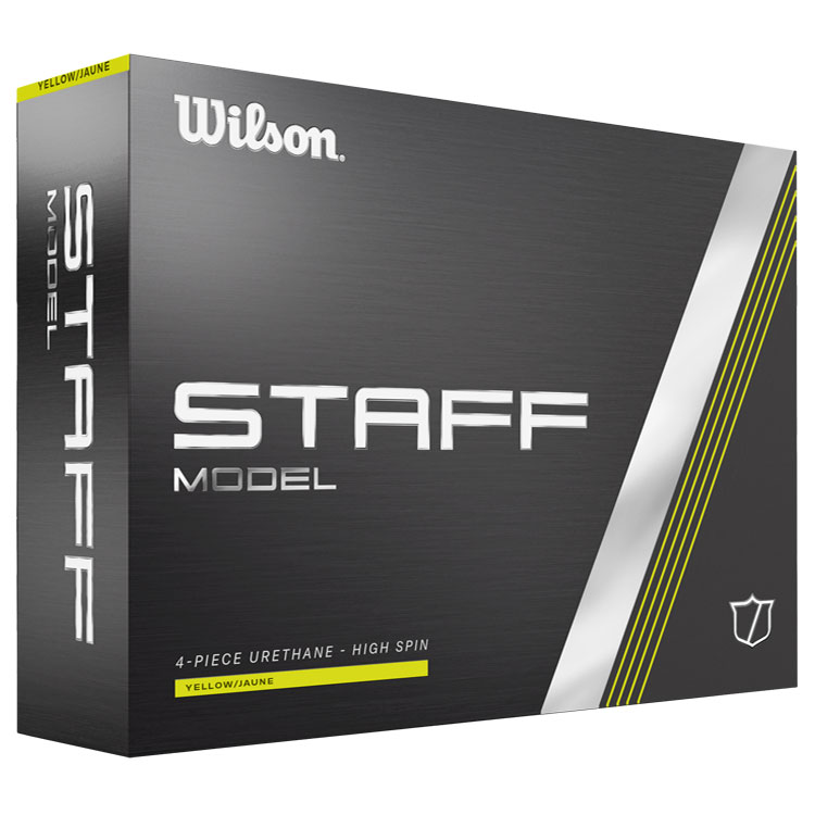 Wilson Staff Model Golf Balls Yellow Balls  /  Dozen
